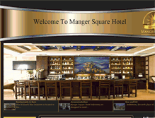 Tablet Screenshot of mangersquarehotel.com